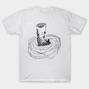 Muddy Boots Ink Design T-Shirt